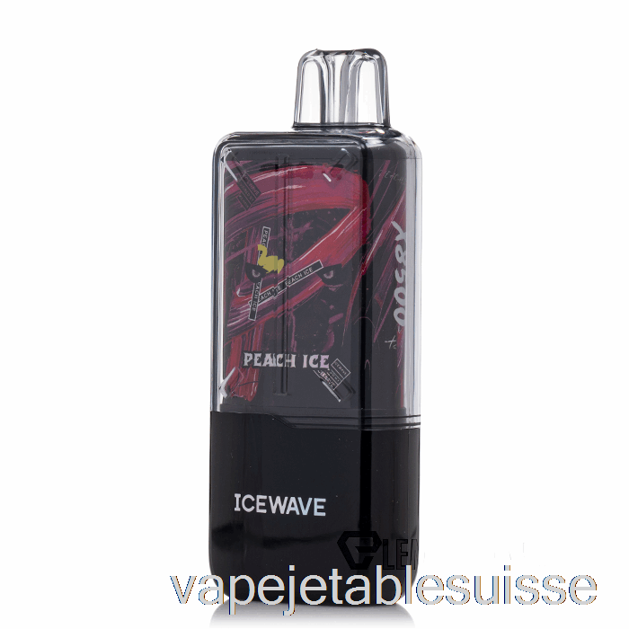Vape Suisse Icewave X8500 Glace à La Pêche Jetable